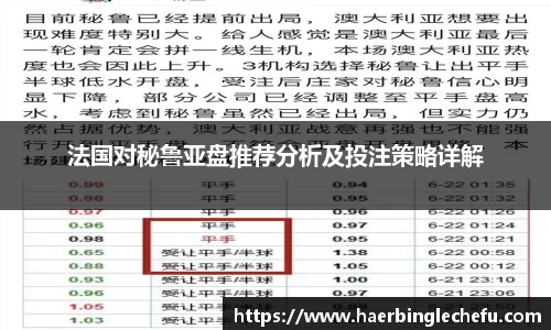 法国对秘鲁亚盘推荐分析及投注策略详解